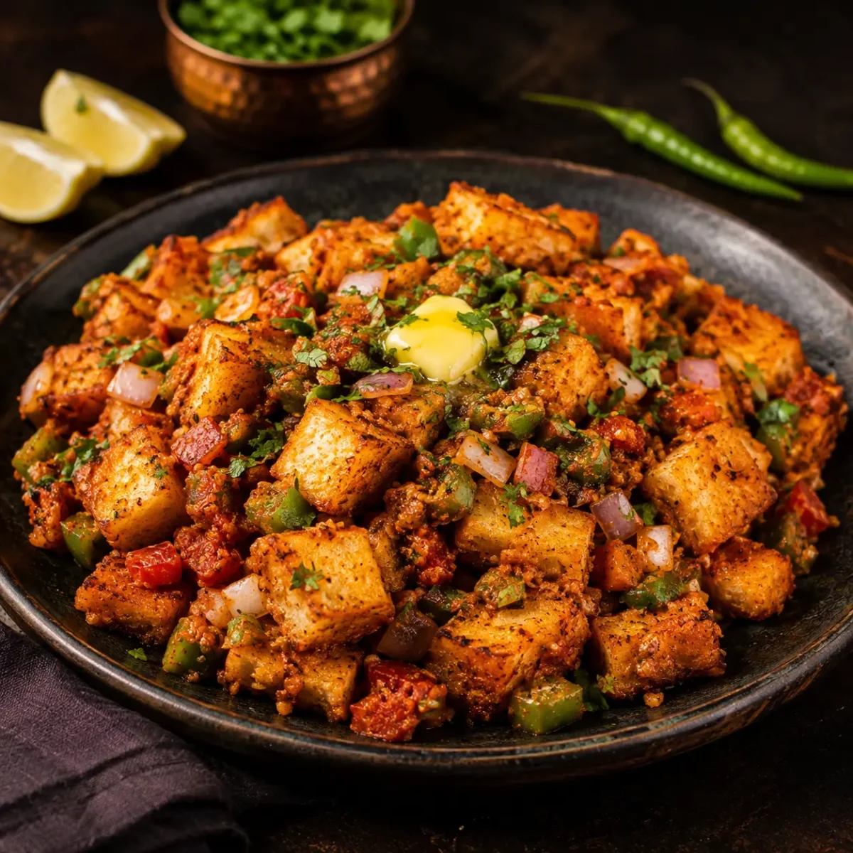 Masala Pav Dry