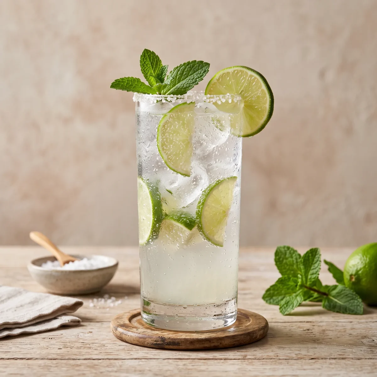 Fresh Lime Soda (Sweet or Salty)