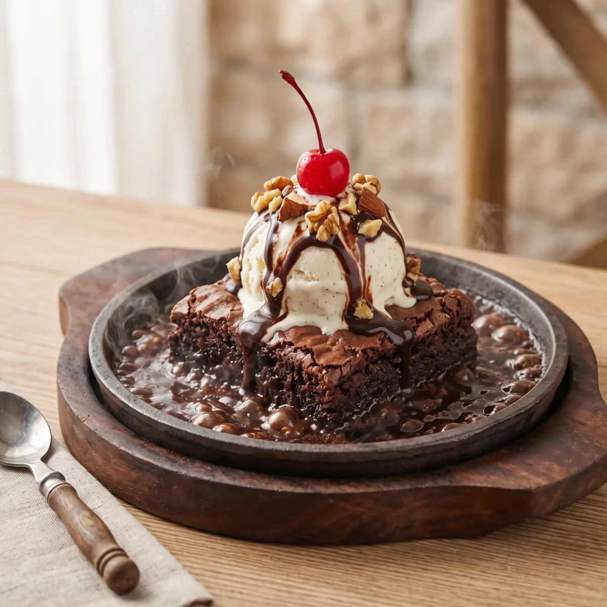 Hot Brownie Sizzler