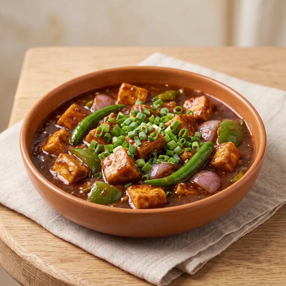 Paneer Chili (Gravy)