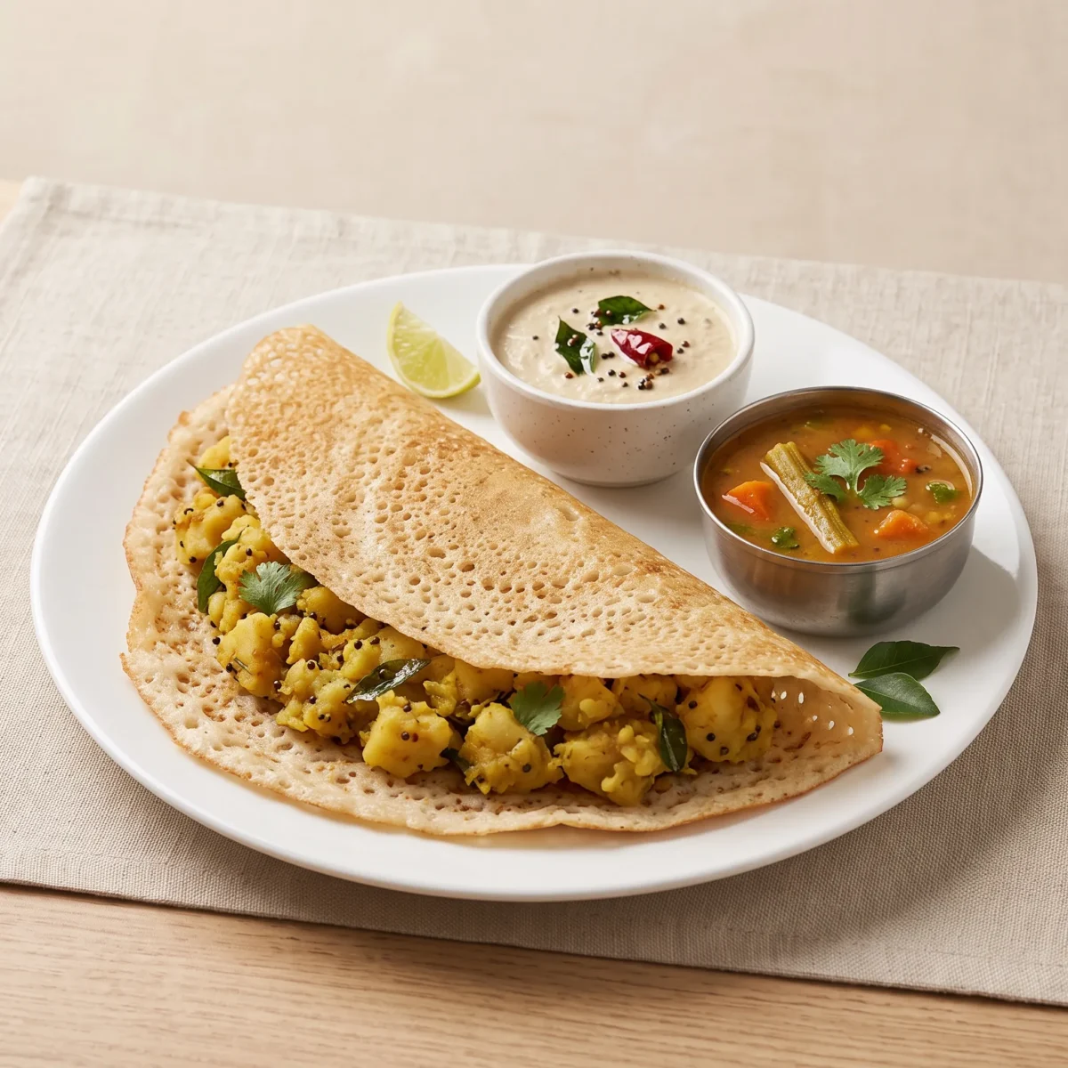 Rava Masala Dosa