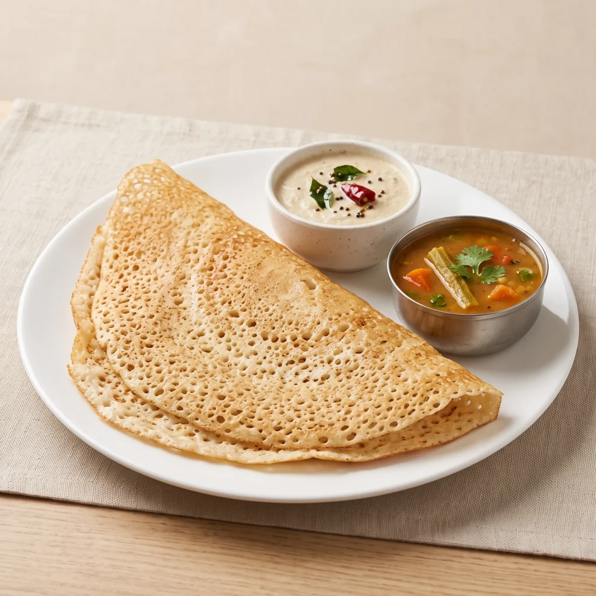 Rava Plain Dosa