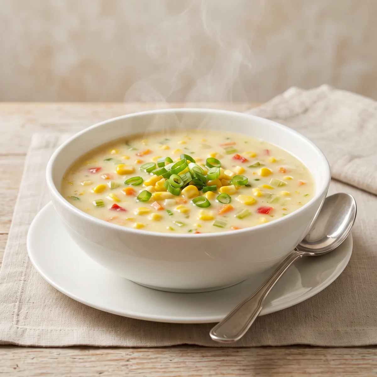 Sweet Corn Veg. Soup