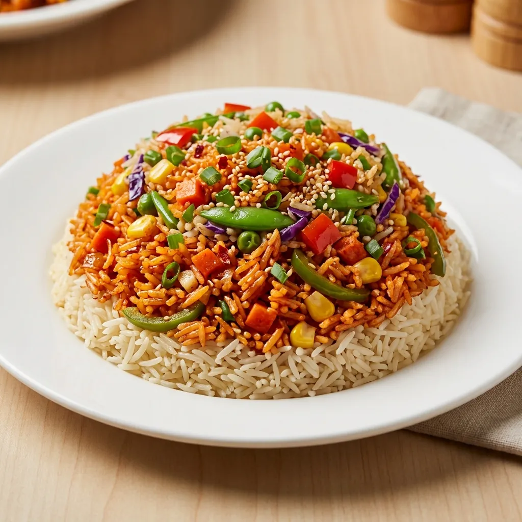 Triple Schezwan Rice