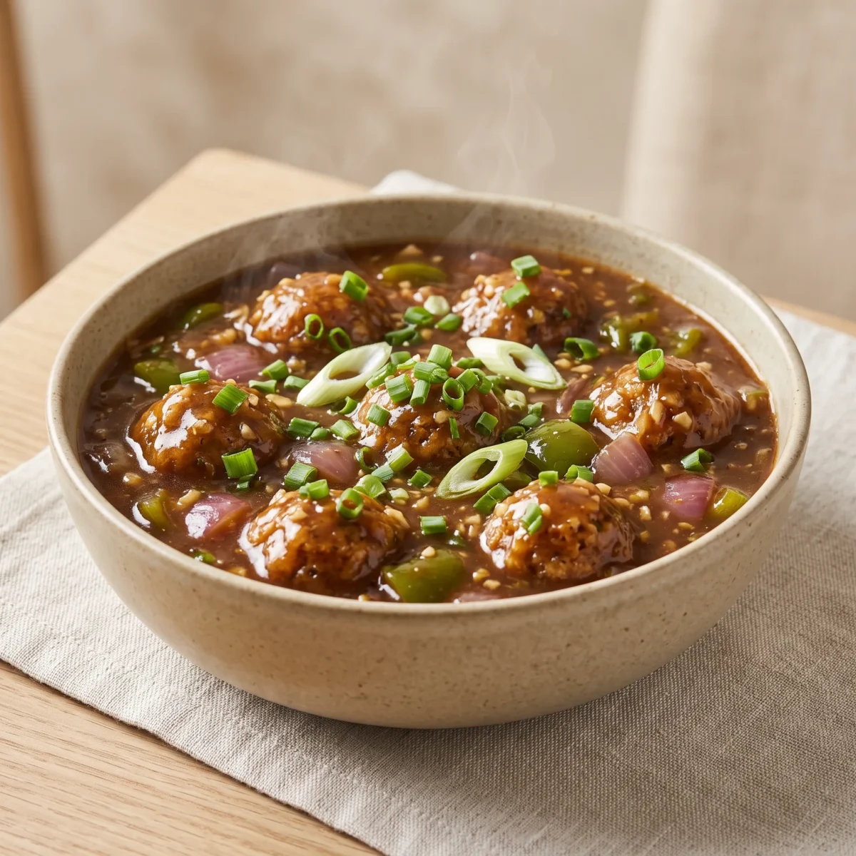 Veg. Manchurian (Gravy)