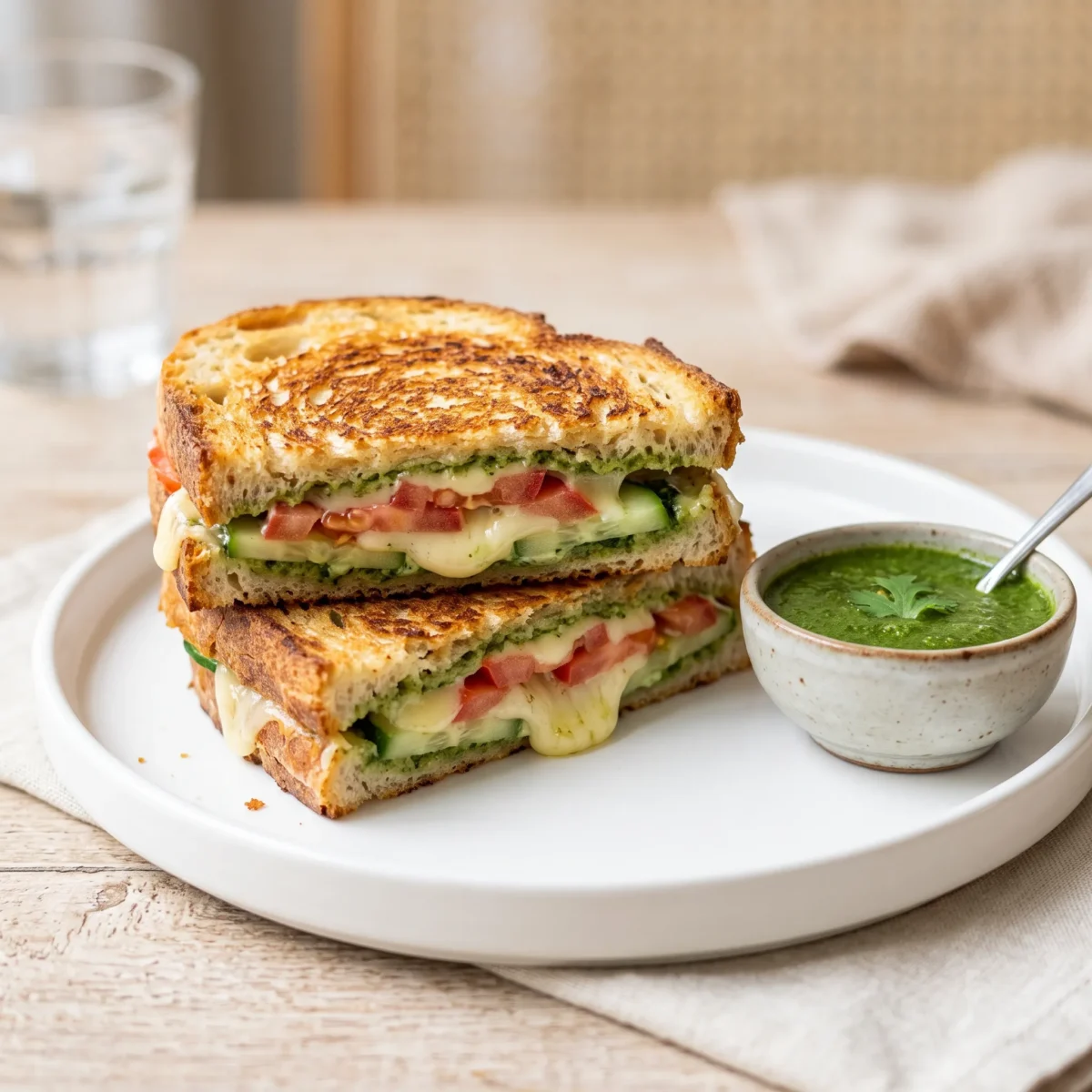 Vegetable Cheese Sandwich